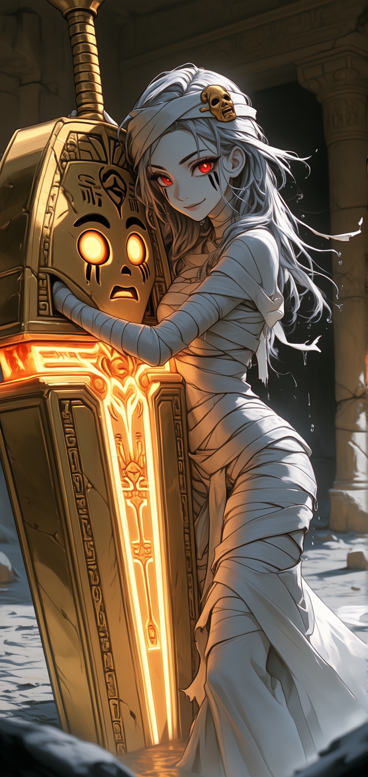 1girl,  mummy Queen,  (elegant style) on Tensor.Art