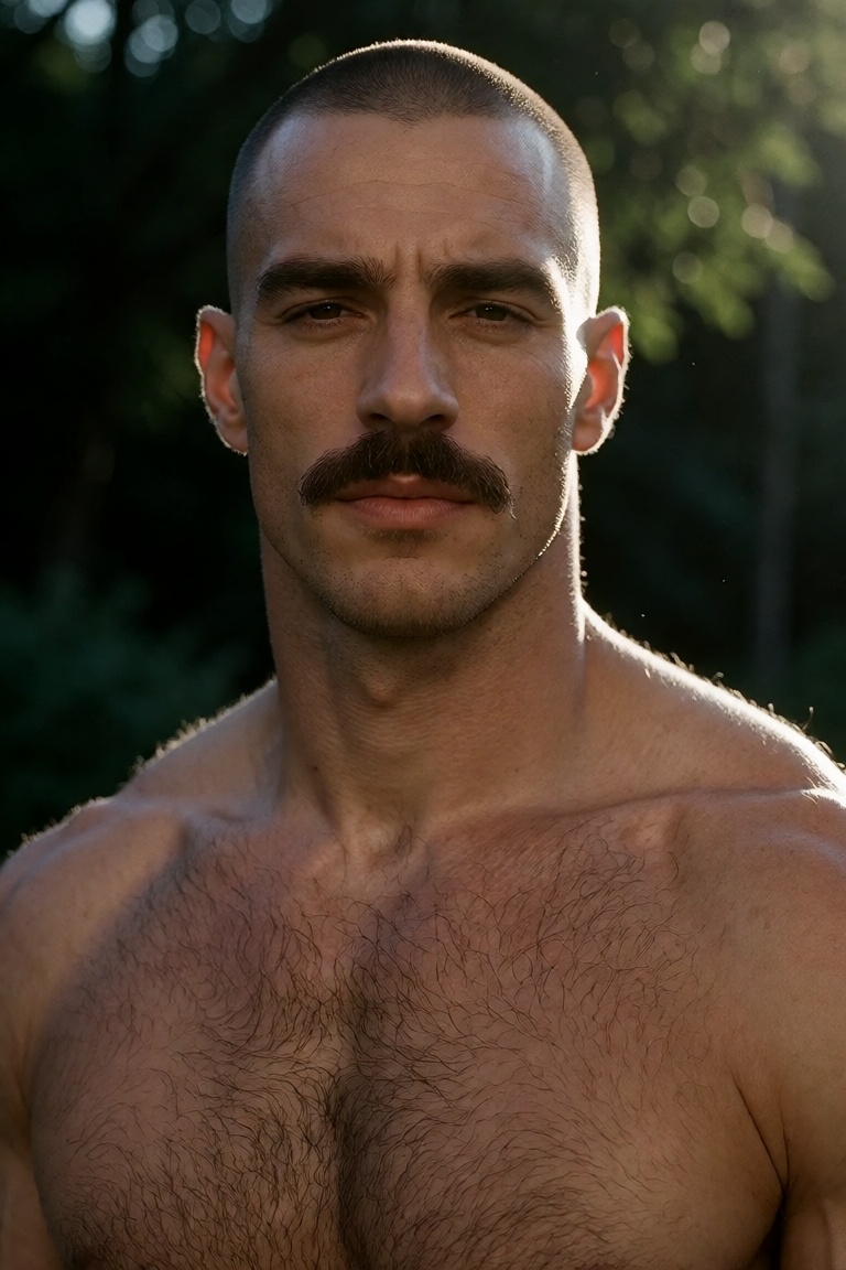 Extremely realistic photo of a tall,  muscular man with a striking,  masculine appearance and deep on Tensor.Art