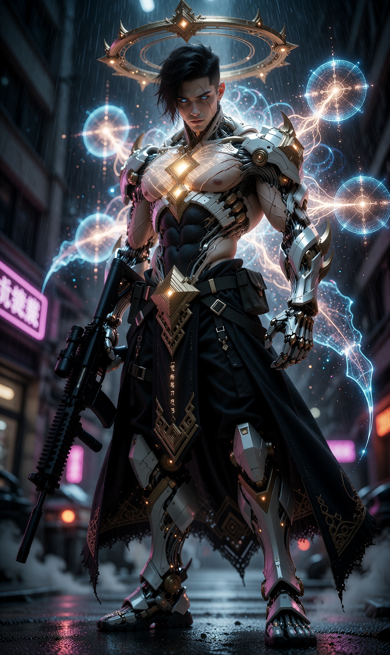 ((futuristic god engineering,  human-energy hybrid,  hybrid human in superbeings on Tensor.Art
