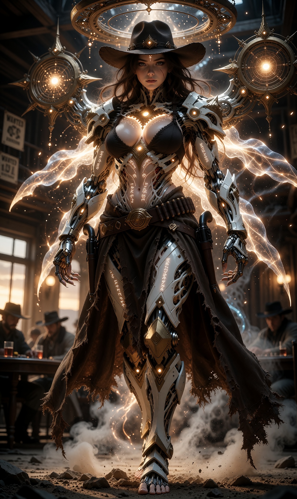 ((futuristic god engineering,  human-energy hybrid,  hybrid human in superbeings on Tensor.Art