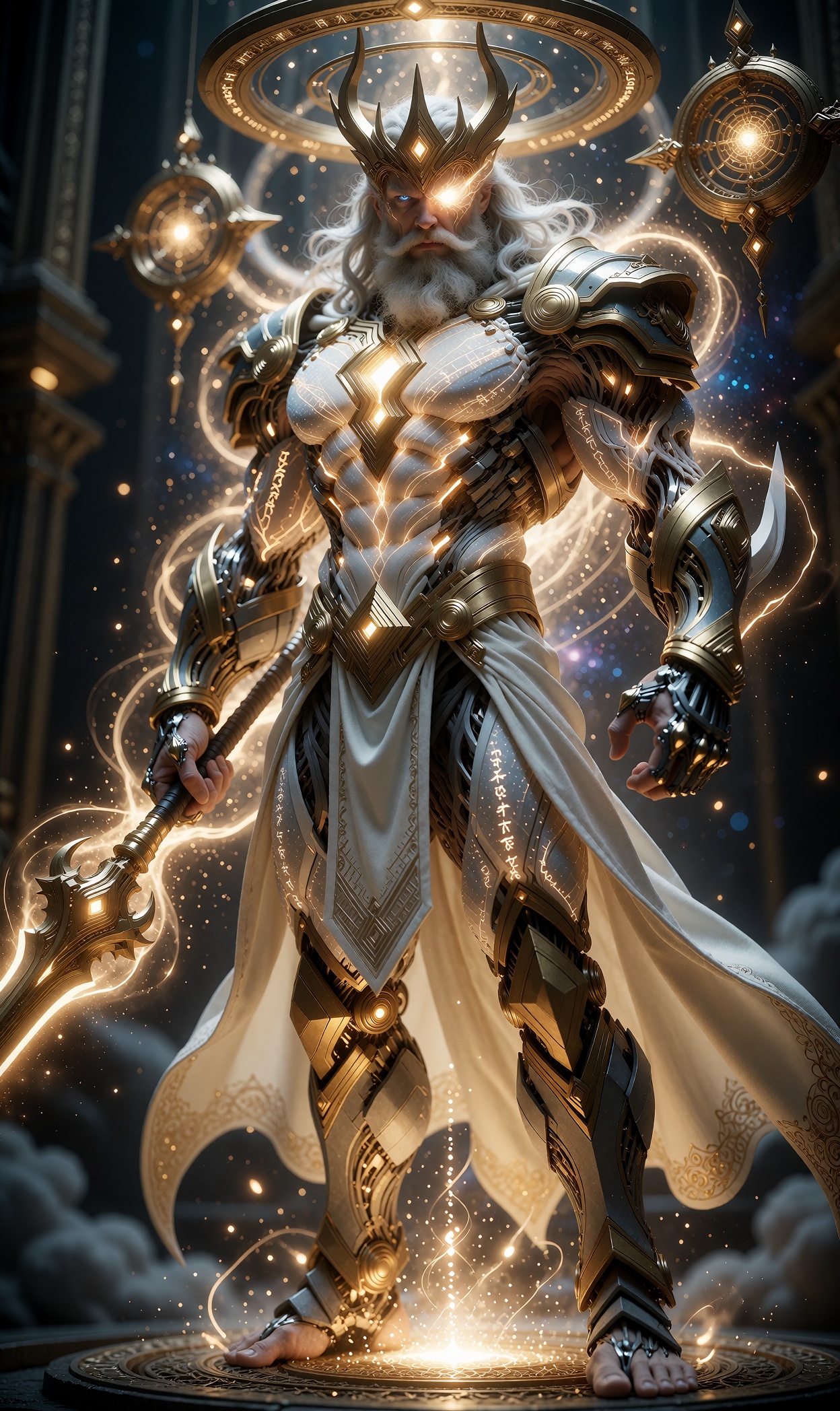 ((futuristic god engineering,  human-energy hybrid,  hybrid human in superbeings on Tensor.Art