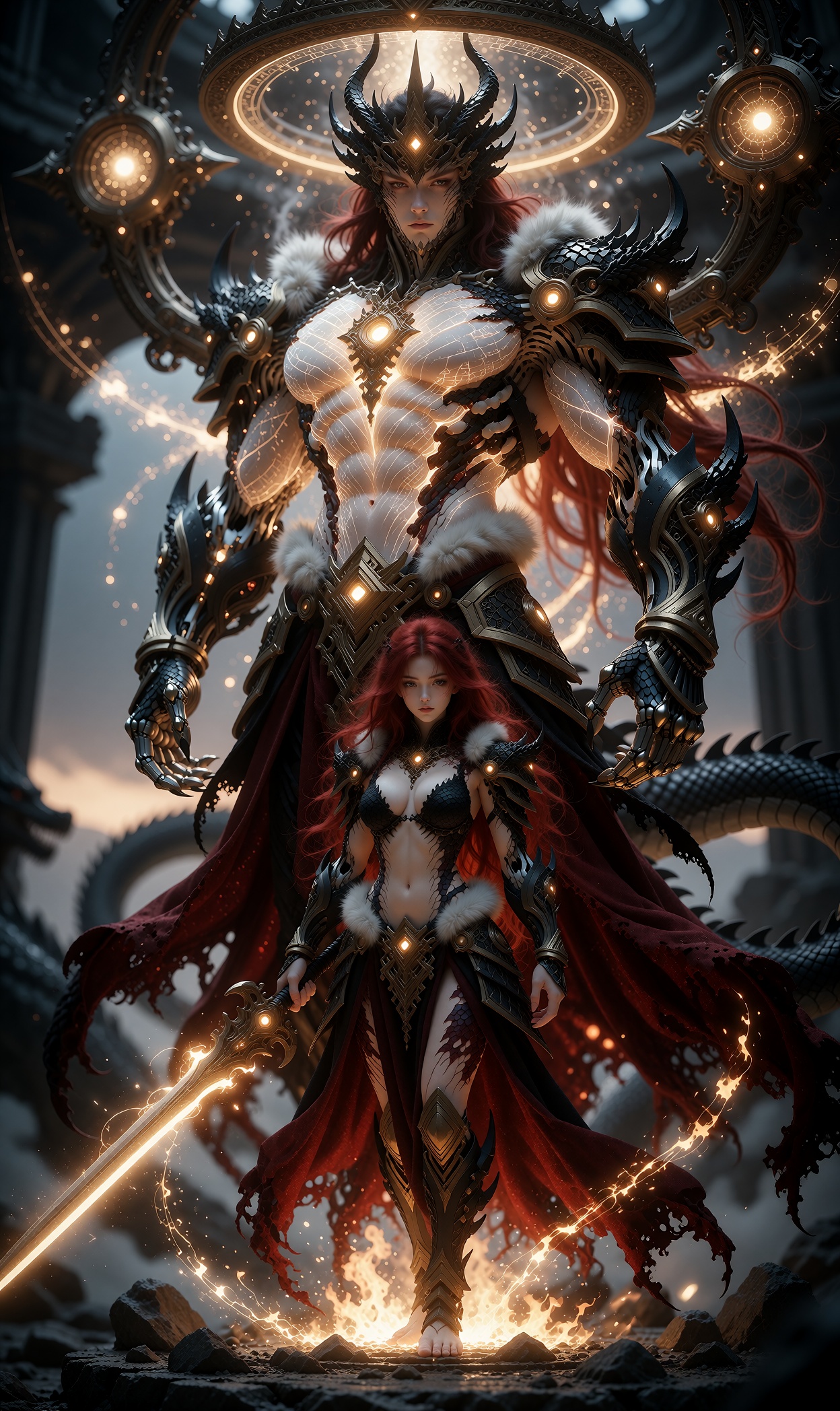 ((futuristic god engineering,  human-energy hybrid,  hybrid human in superbeings on Tensor.Art