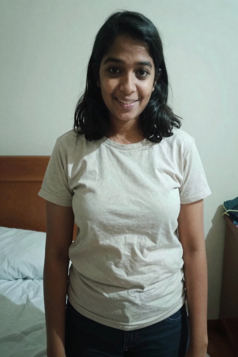 mlag,  south asian girl,  black hair on Tensor.Art