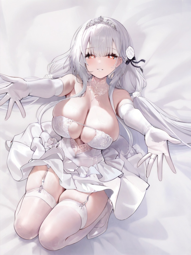 碧蓝航线斯库拉婚纱 by 果核中的宇宙（大号） on Tensor.Art