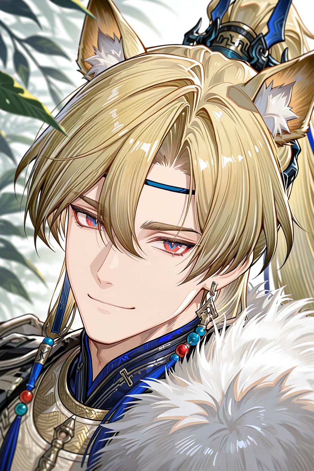 male focus,  1boy,  argent flow \(arknights\) on Tensor.Art