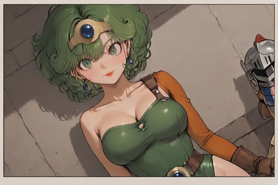 Large breasts,  a leotard stretched tight over the bust,  Off-the-shoulder style on Tensor.Art