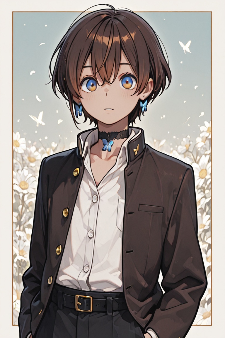 Kiyoshika-kun,  brown hair boy on Tensor.Art