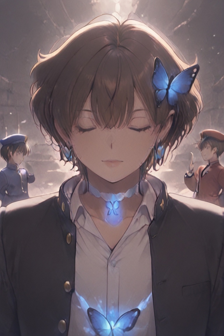 Kiyoshika-kun,  brown hair boy on Tensor.Art