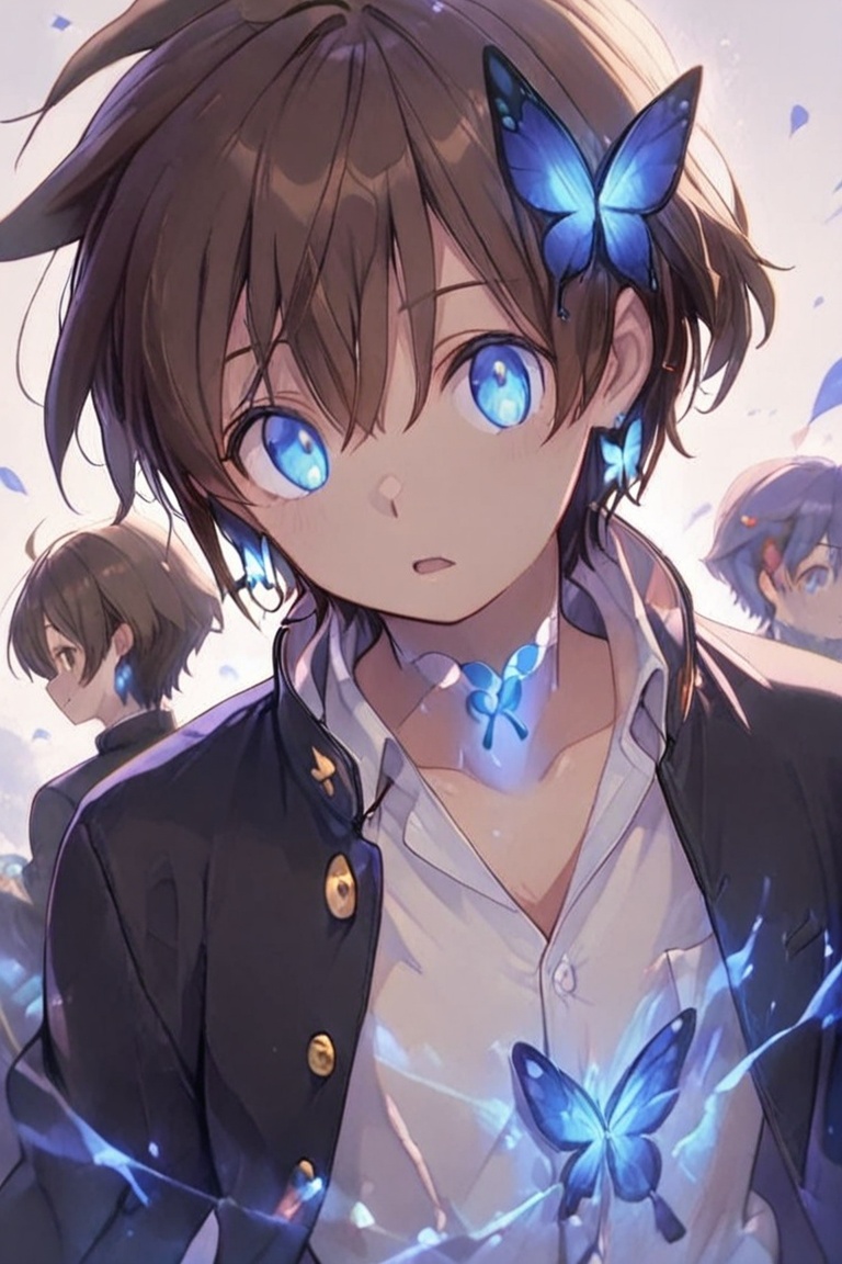 Kiyoshika-kun,  brown hair boy,  Spiky brown hair on Tensor.Art