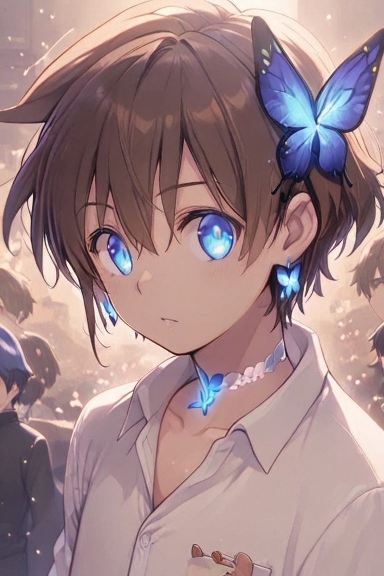 Kiyoshika-kun,  brown hair boy,  Spiky brown hair on Tensor.Art