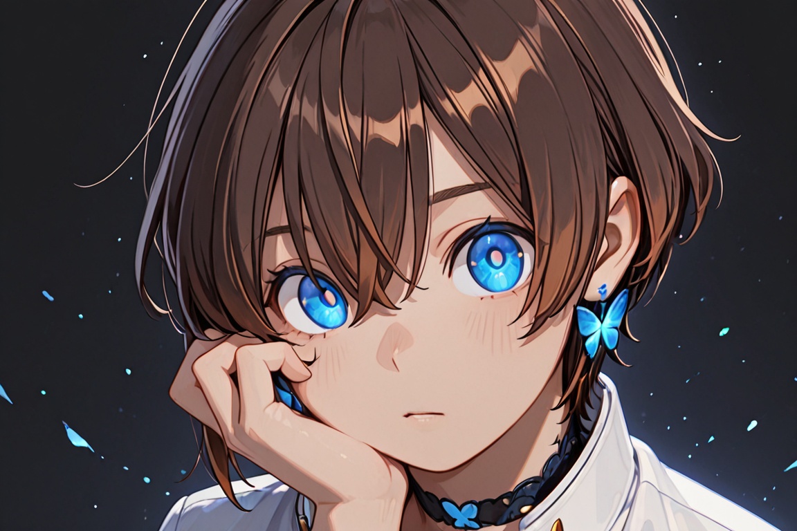 Kiyoshika-kun,  brown hair boy on Tensor.Art