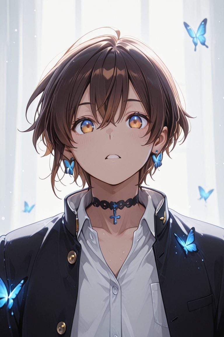 Kiyoshika-kun,  brown hair boy on Tensor.Art