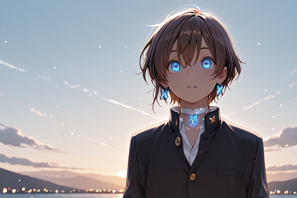 Kiyoshika-kun,  brown hair boy on Tensor.Art