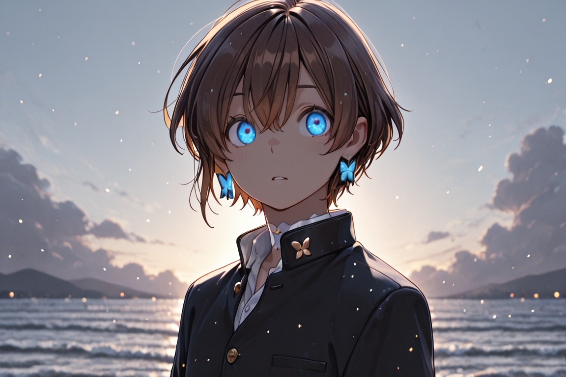 Kiyoshika-kun,  brown hair boy on Tensor.Art