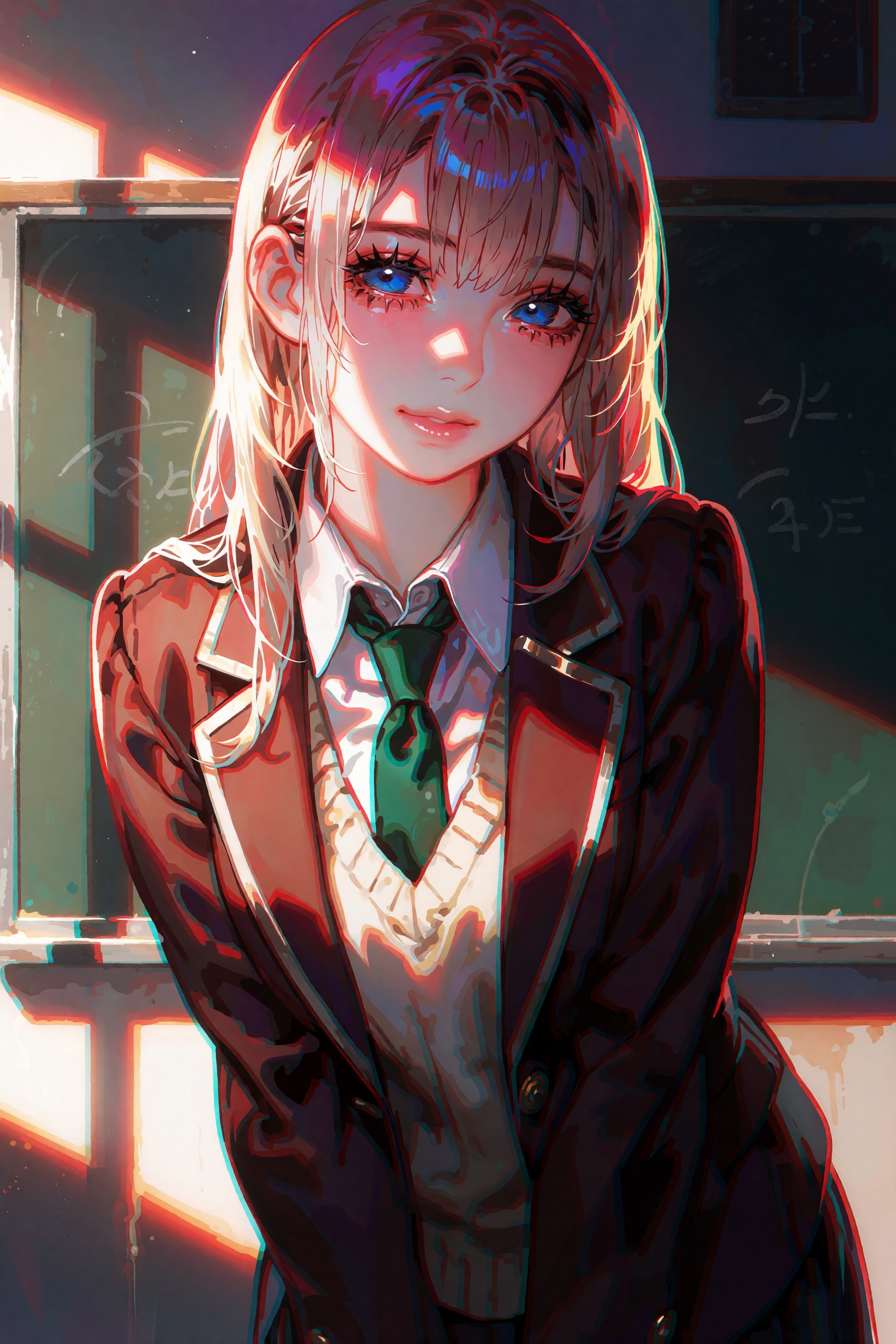 AoinArt,  cinematic painterly anime illustration,  anime character rendering on Tensor.Art