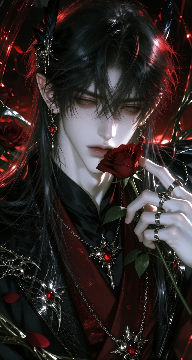 1boy,  solo,  male focus on Tensor.Art