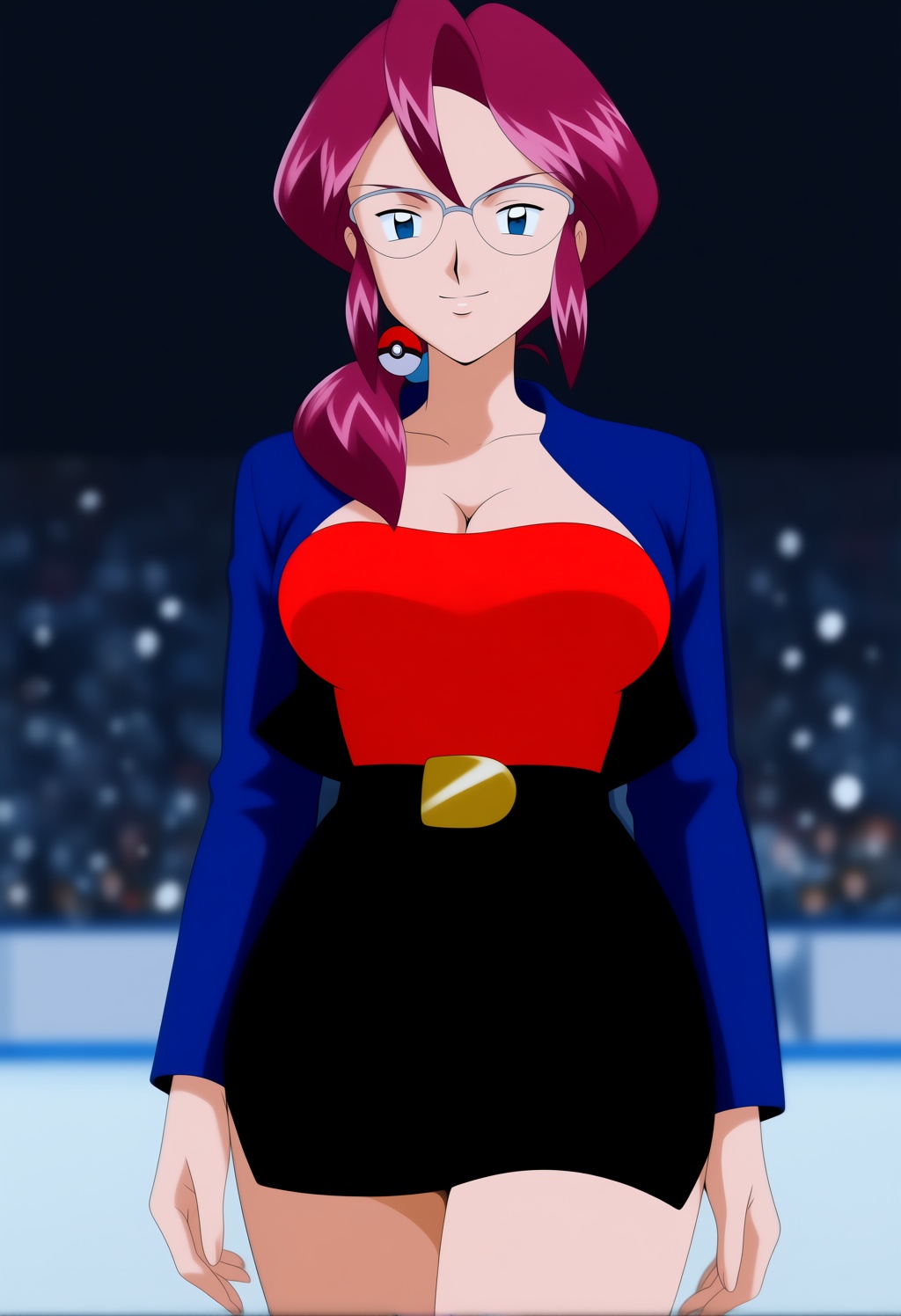 loreleipkm,  1girl,  purple hair on Tensor.Art