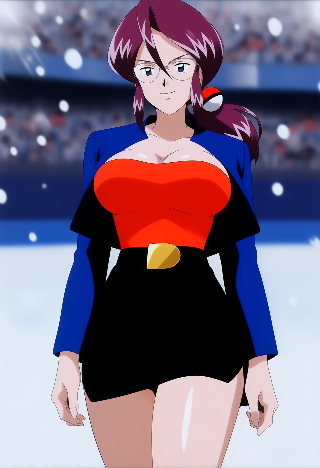 loreleipkm,  1girl,  purple hair on Tensor.Art