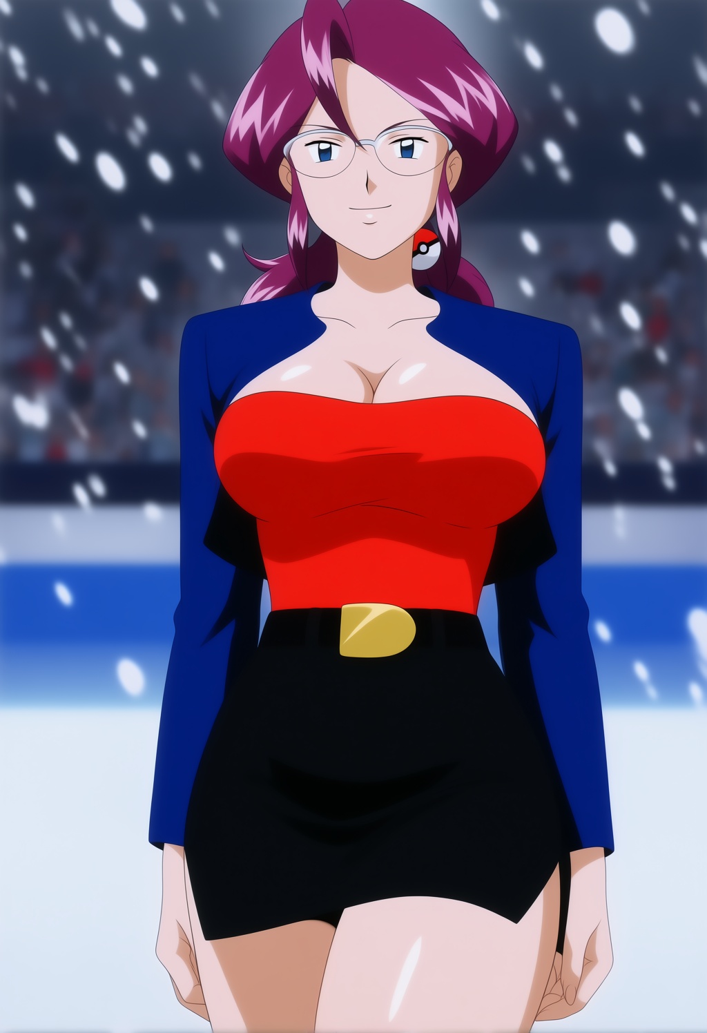 loreleipkm,  1girl,  purple hair on Tensor.Art