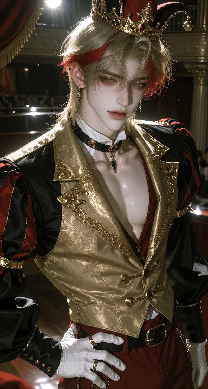 solo,  1boy,  male focus on Tensor.Art