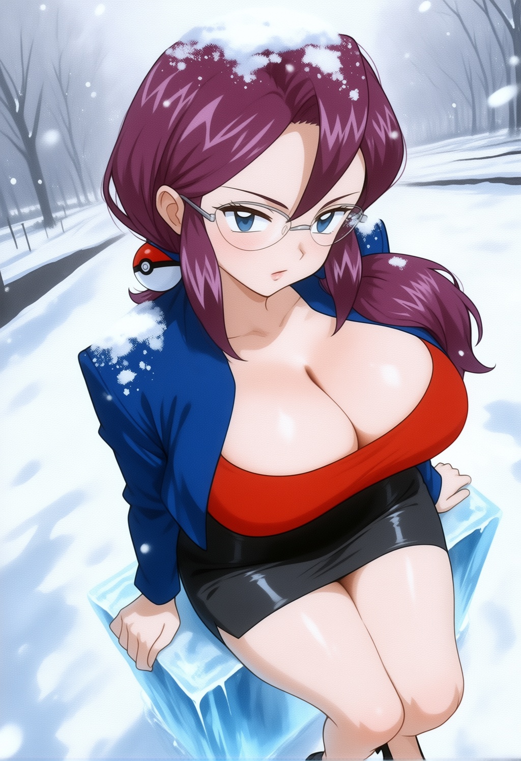 looking up at camera,  head tilt,  loreleipkm on Tensor.Art