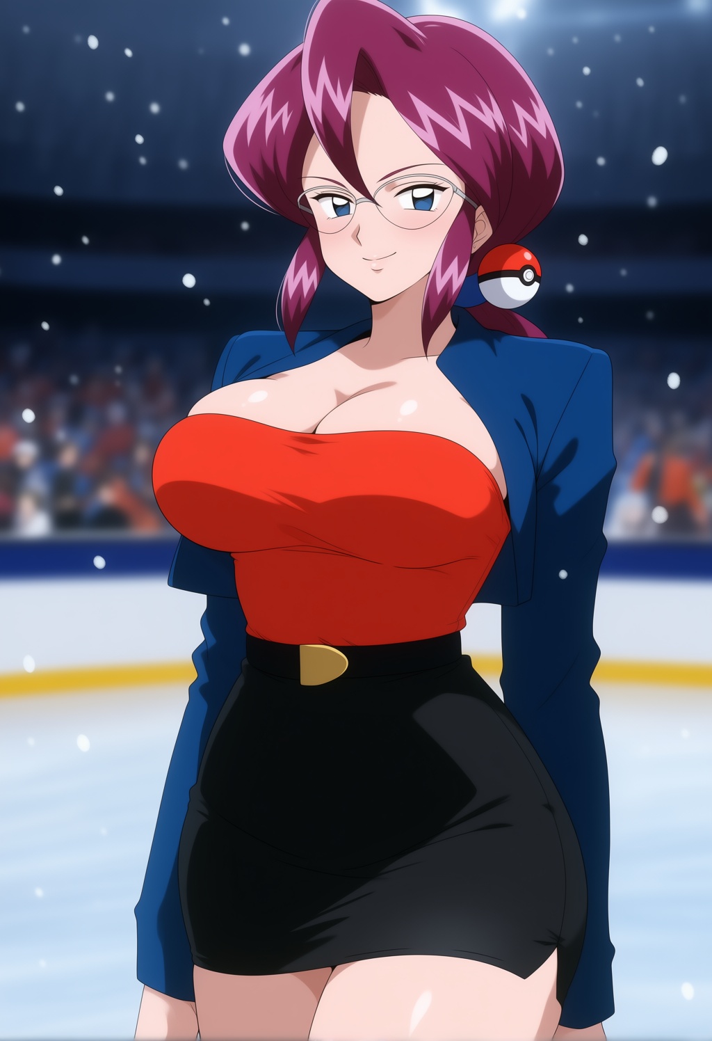 loreleipkm,  1girl,  purple hair on Tensor.Art