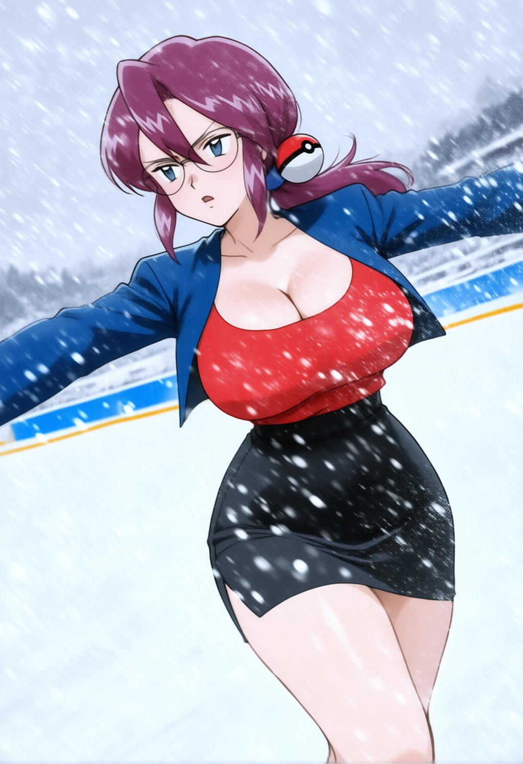 dynamic action pose,  loreleipkm,  1girl on Tensor.Art