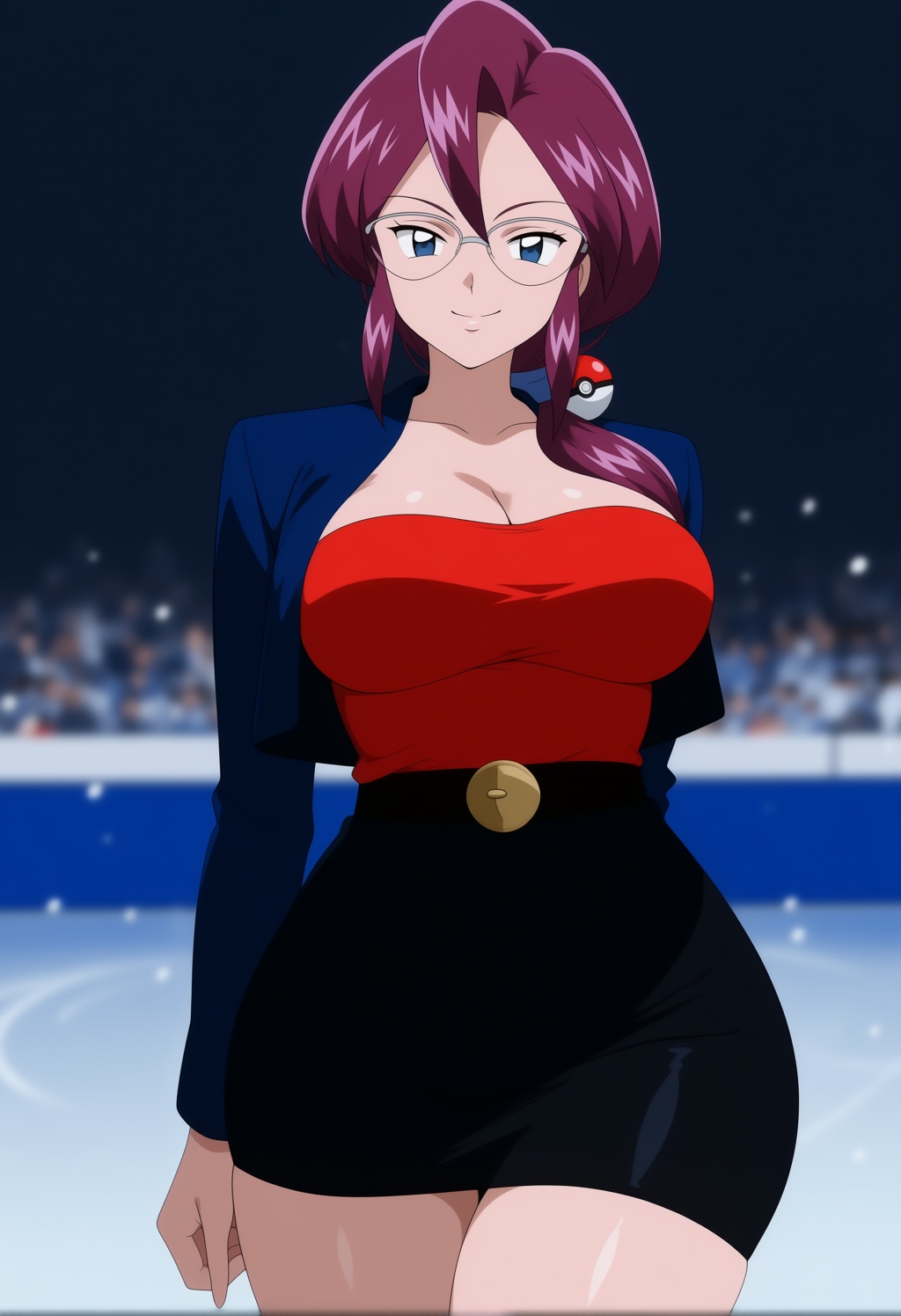 loreleipkm,  1girl,  purple hair on Tensor.Art
