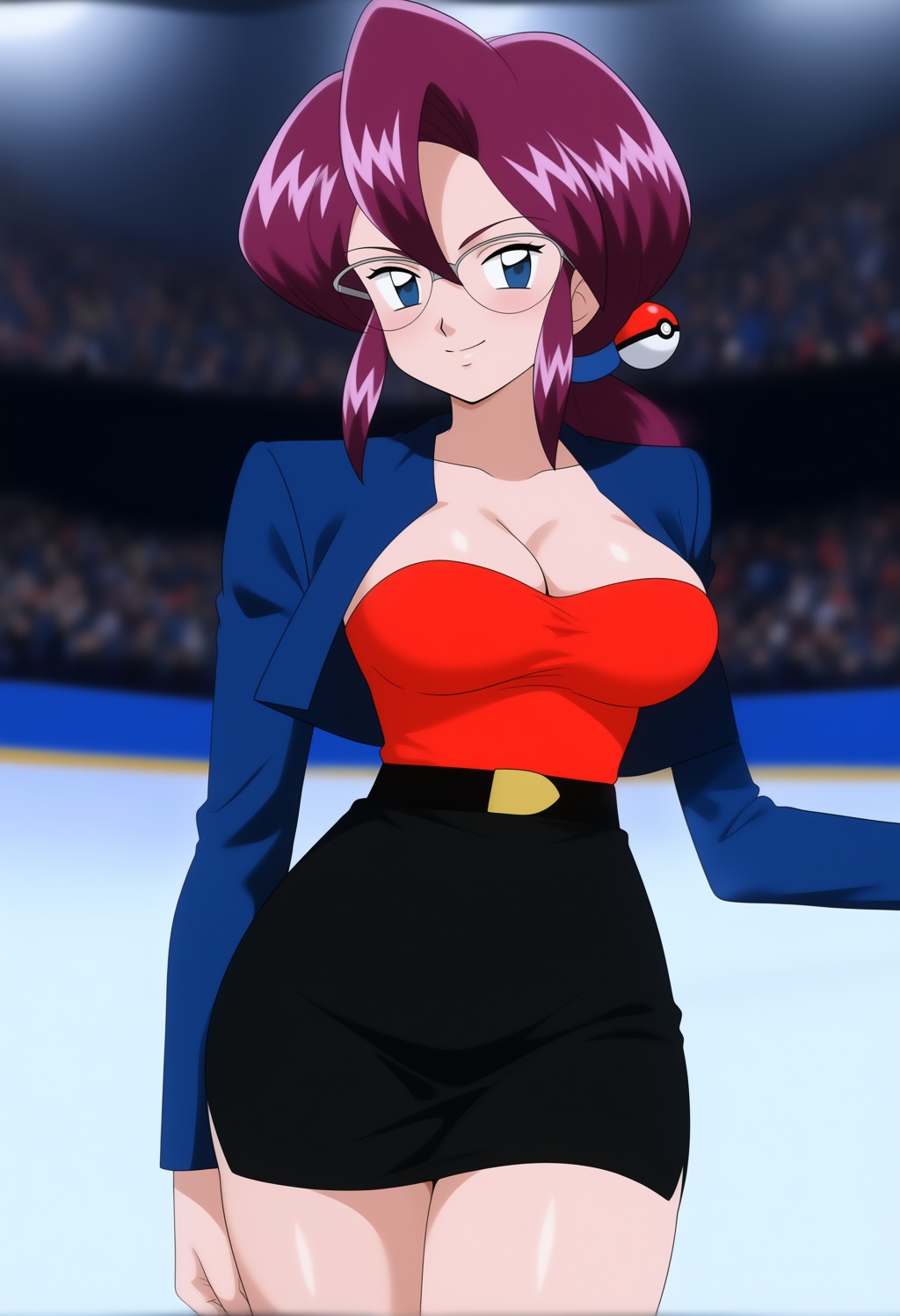 loreleipkm,  1girl,  purple hair on Tensor.Art