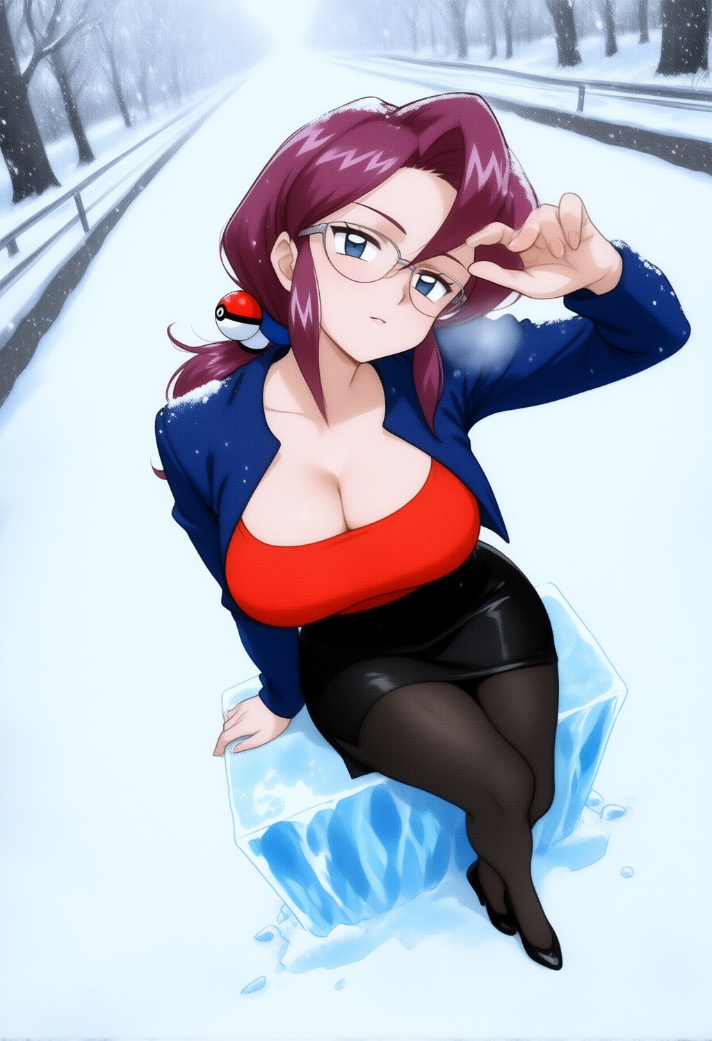 looking up at camera,  head tilt,  loreleipkm on Tensor.Art