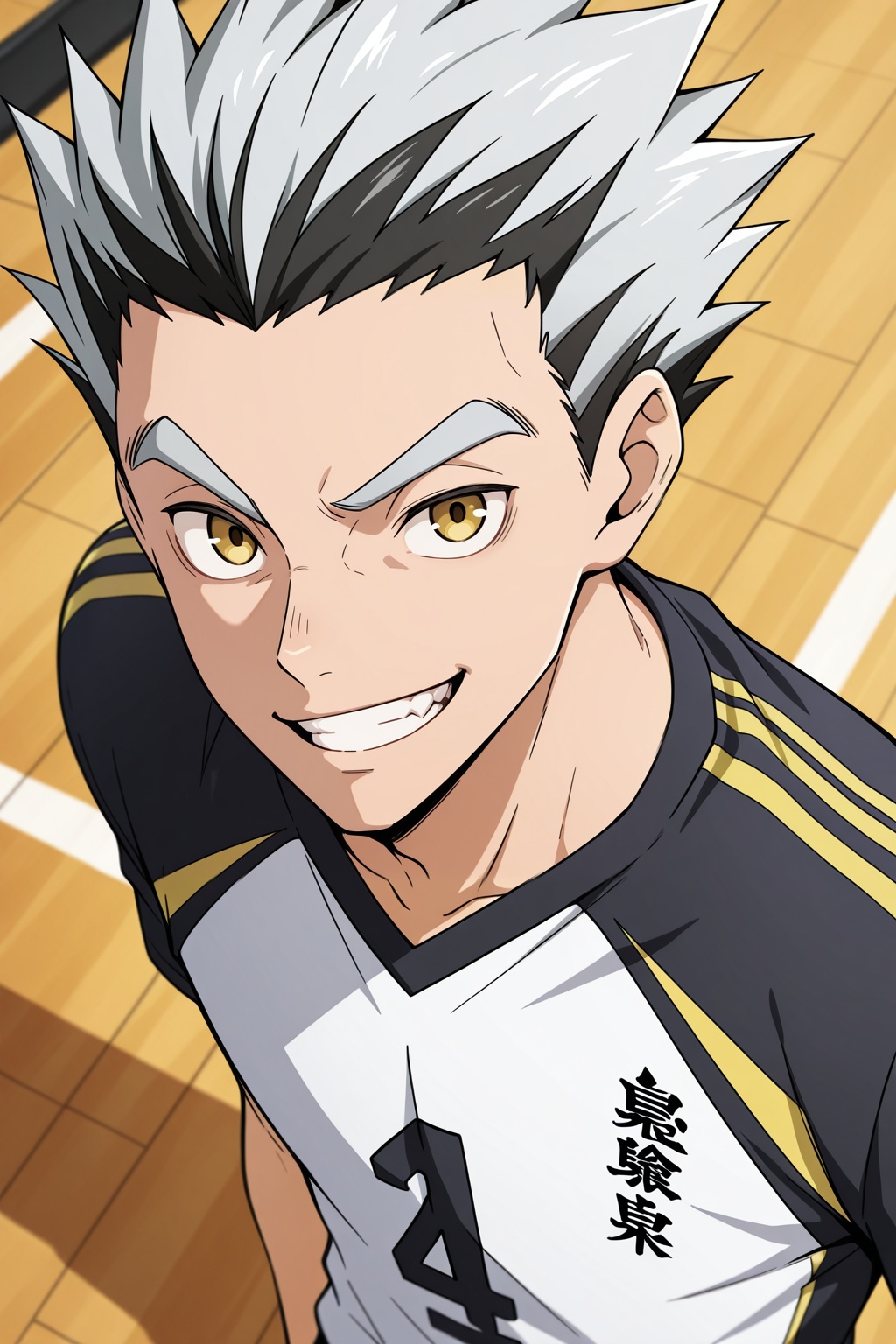 male focus,  1boy,  bokuto koutarou on Tensor.Art