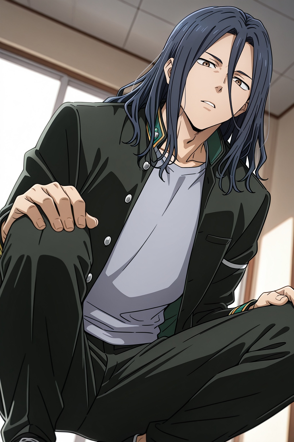 male focus,  1boy,  sugishita kyoutarou on Tensor.Art
