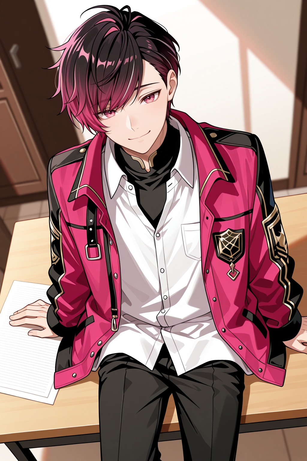 male focus,  1boy,  ver vermillion on Tensor.Art