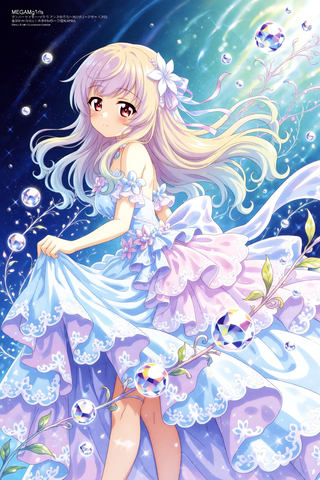 MEGAMg1rls,  Girls und Panzer,  a graceful anime-style female character with long on Tensor.Art