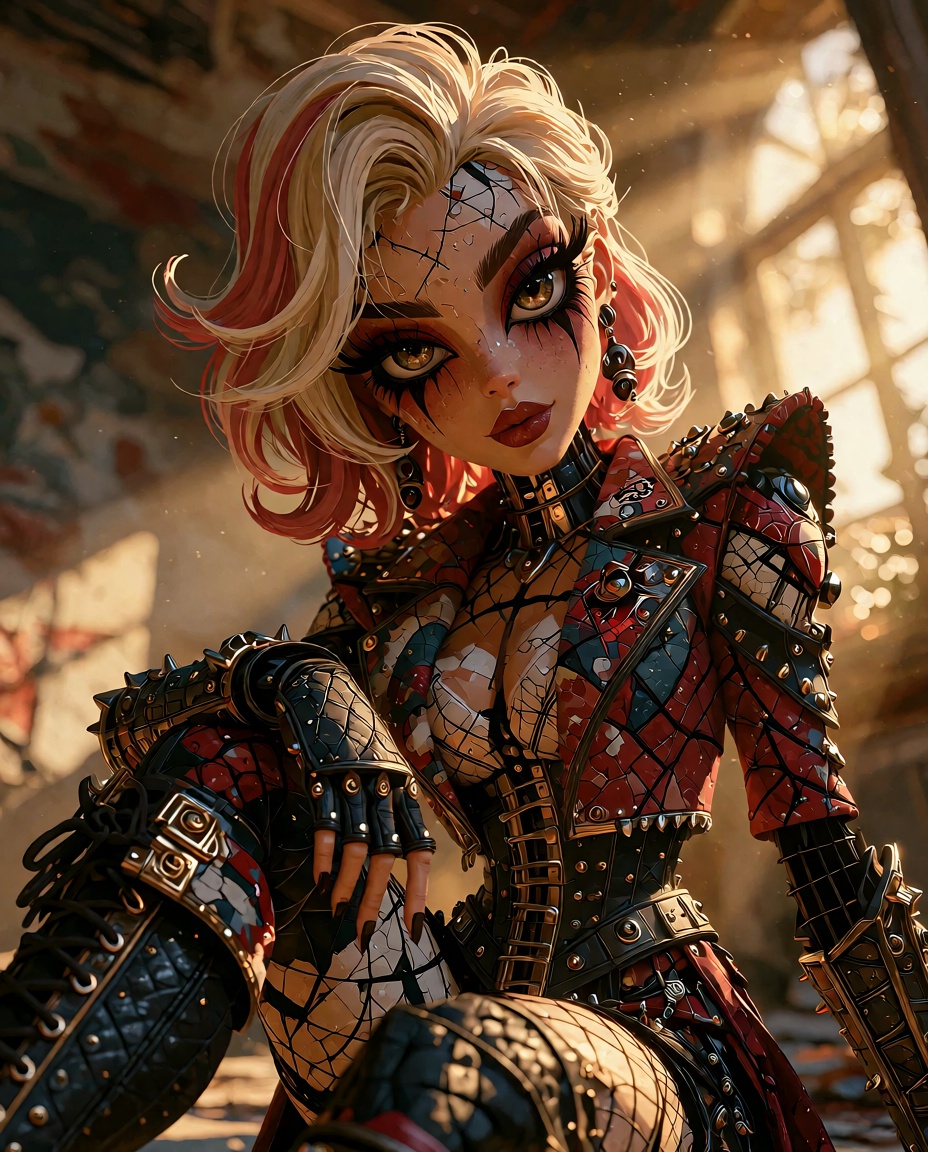 An ***** clockwork nursery monarch with melancholic with quiet confidence presence and signature faded ribbon bows accents...