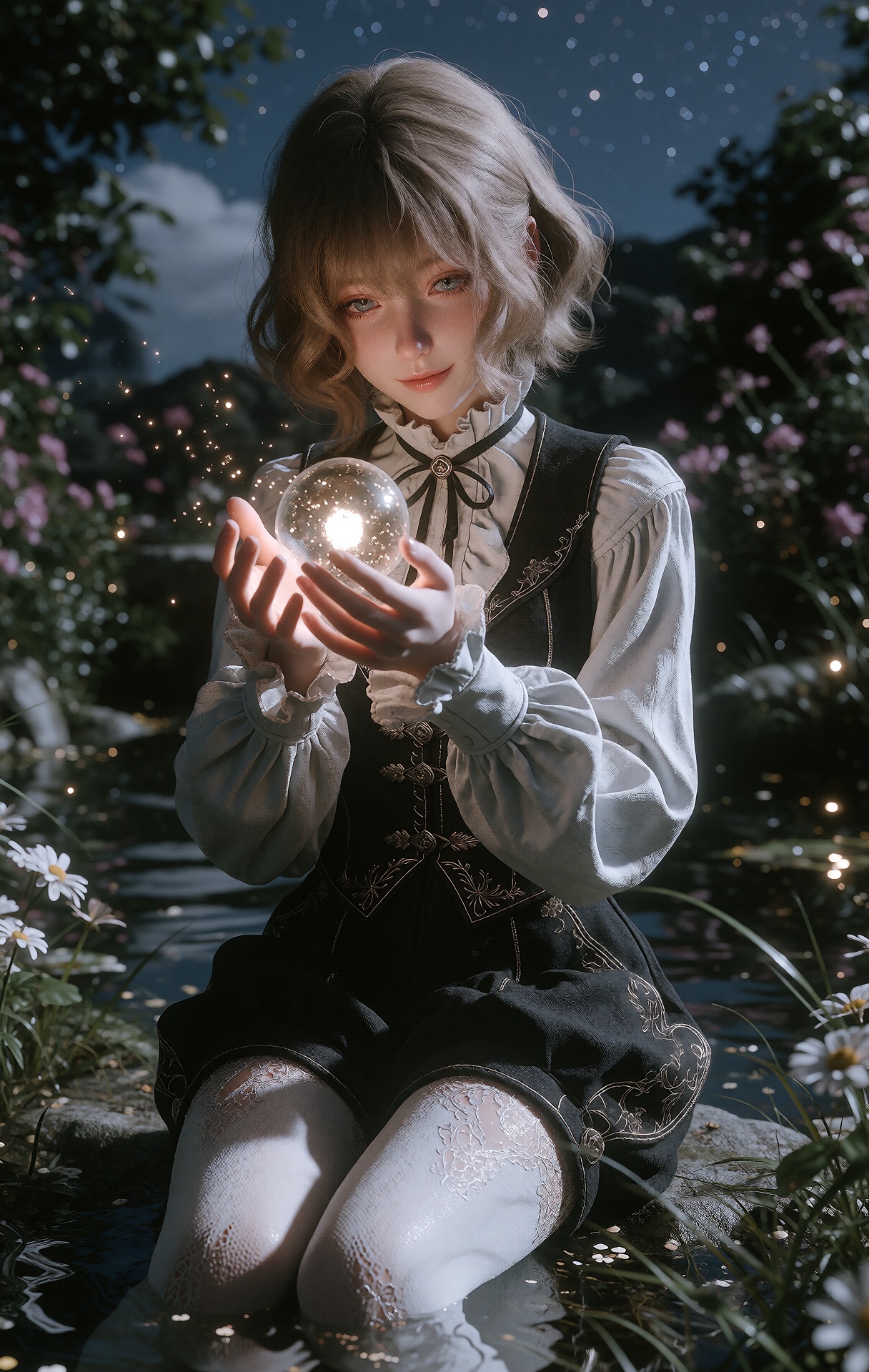 @zbrush. 1girl,  outfit,  short bob hair on Tensor.Art