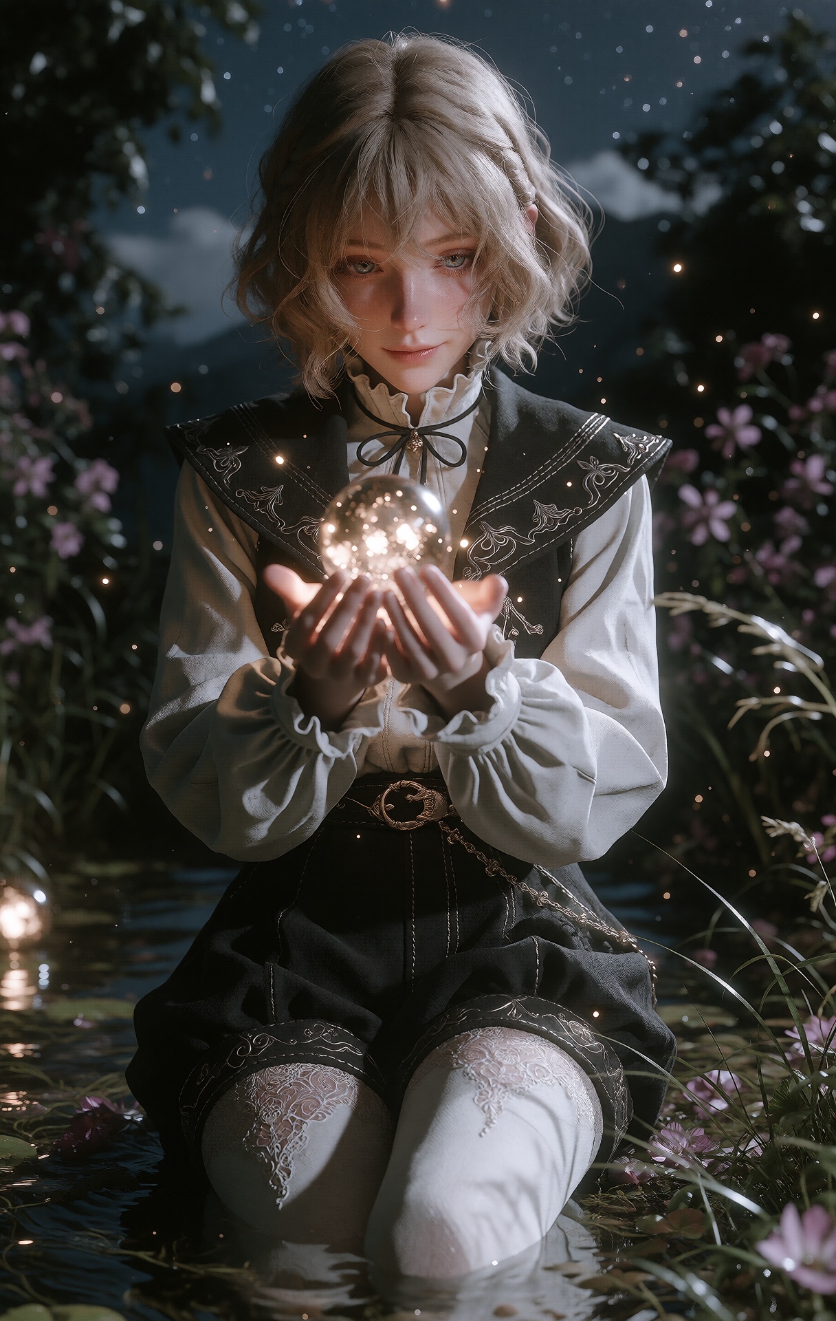@zbrush. 1girl,  outfit,  short bob hair on Tensor.Art