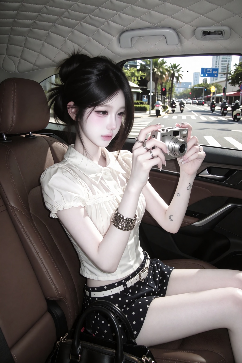 character: (young ***** woman,  delicate feminine facial features,  fair natural skin on Tensor.Art