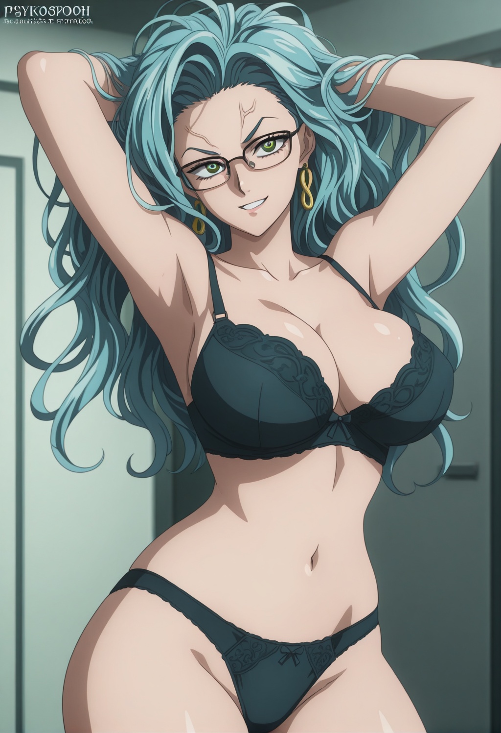 psykosopm,  1girl,  glasses on Tensor.Art
