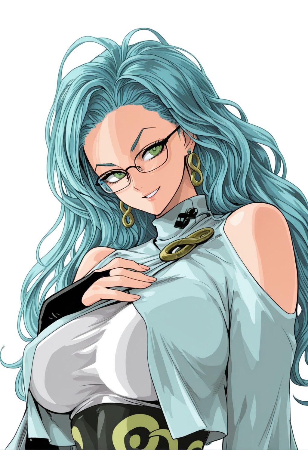 psykosopm,  1girl,  glasses on Tensor.Art
