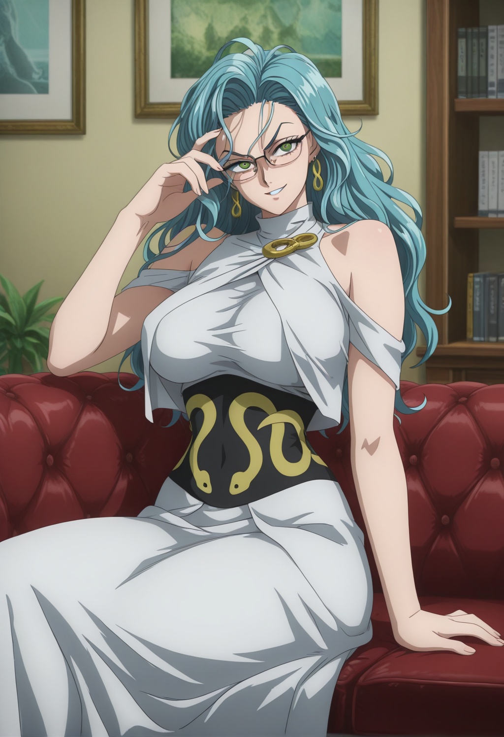 psykosopm,  1girl,  glasses on Tensor.Art