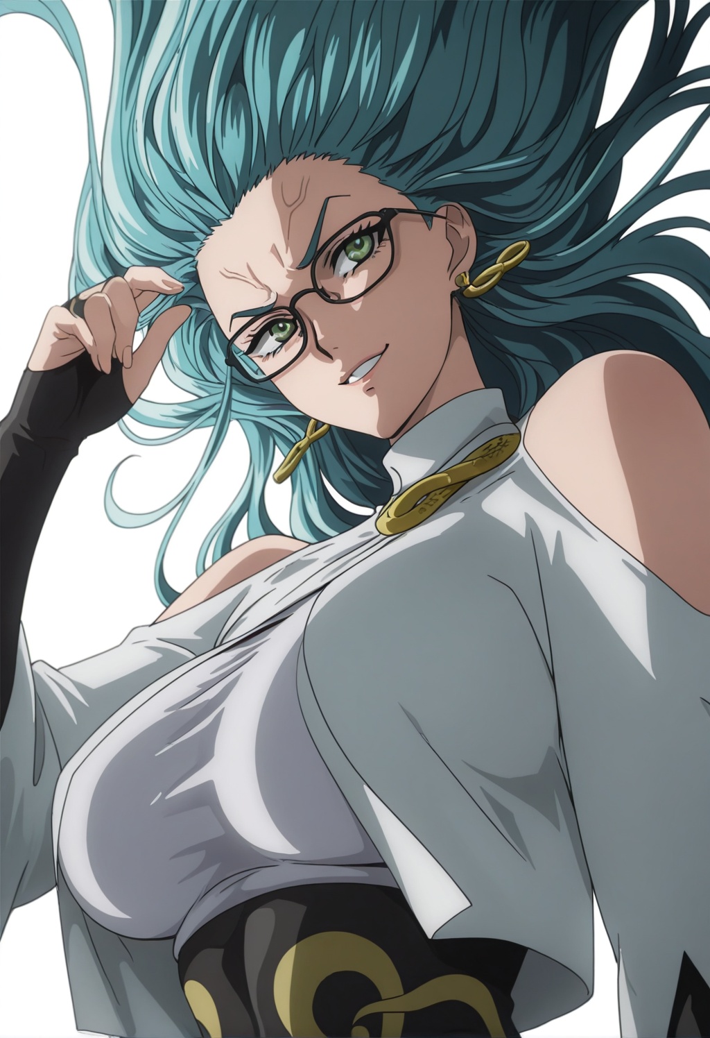 psykosopm,  1girl,  glasses on Tensor.Art