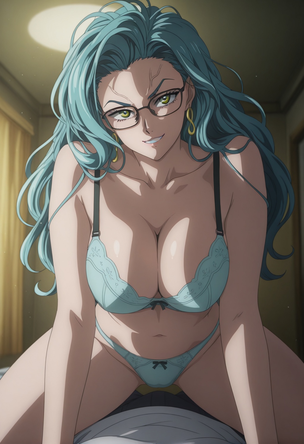 psykosopm,  1girl,  glasses on Tensor.Art