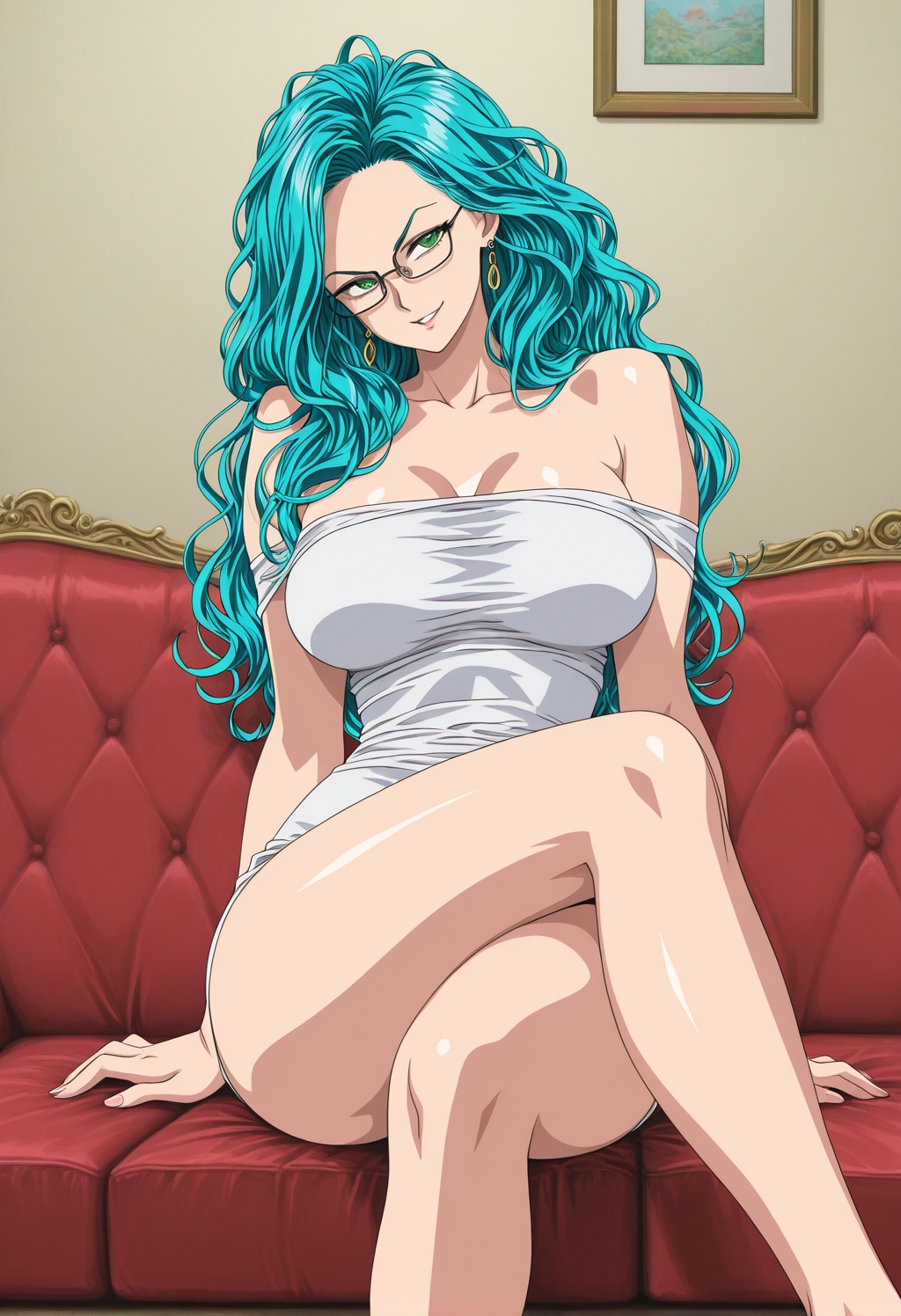 psykosopm,  1girl,  glasses on Tensor.Art