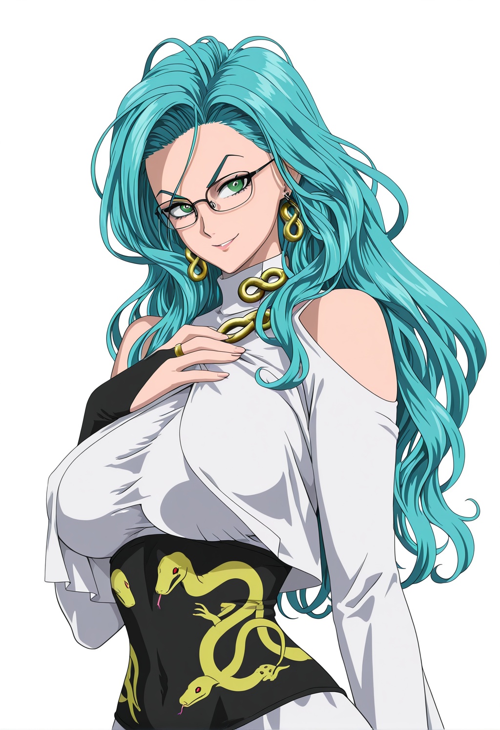 psykosopm,  1girl,  glasses on Tensor.Art