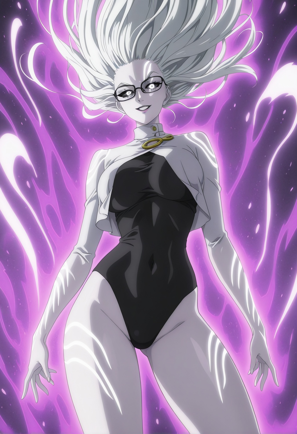 psykosopm,  1girl,  glasses on Tensor.Art