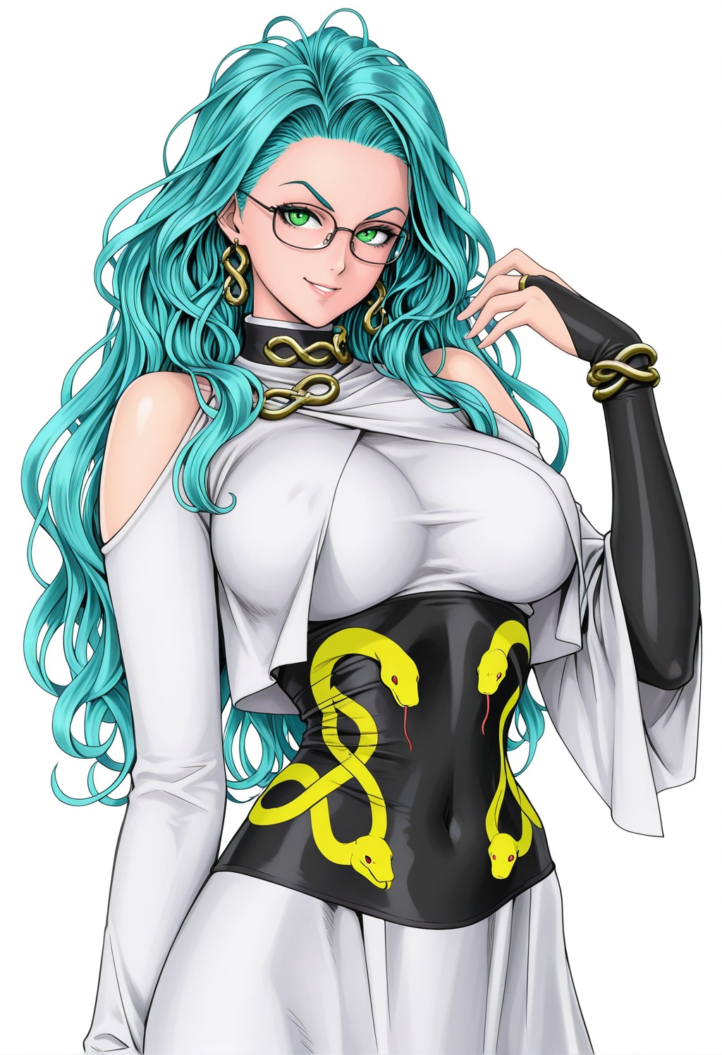 psykosopm,  1girl,  glasses on Tensor.Art