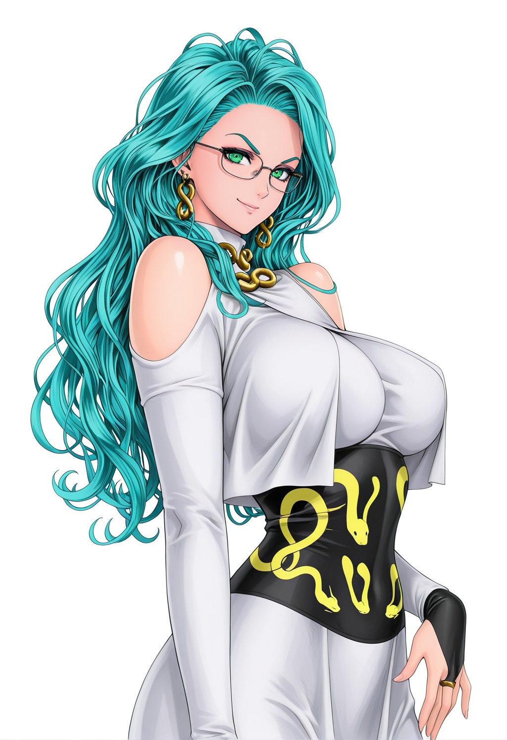 psykosopm,  1girl,  glasses on Tensor.Art