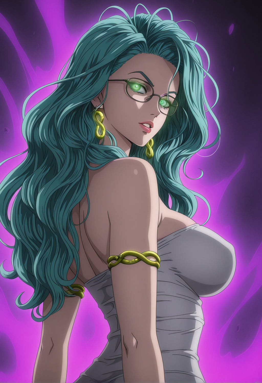 psykosopm,  1girl,  glasses on Tensor.Art