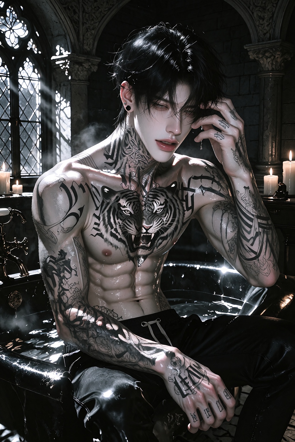 masterpiece,  best quality,  semi-realistic illustration on Tensor.Art